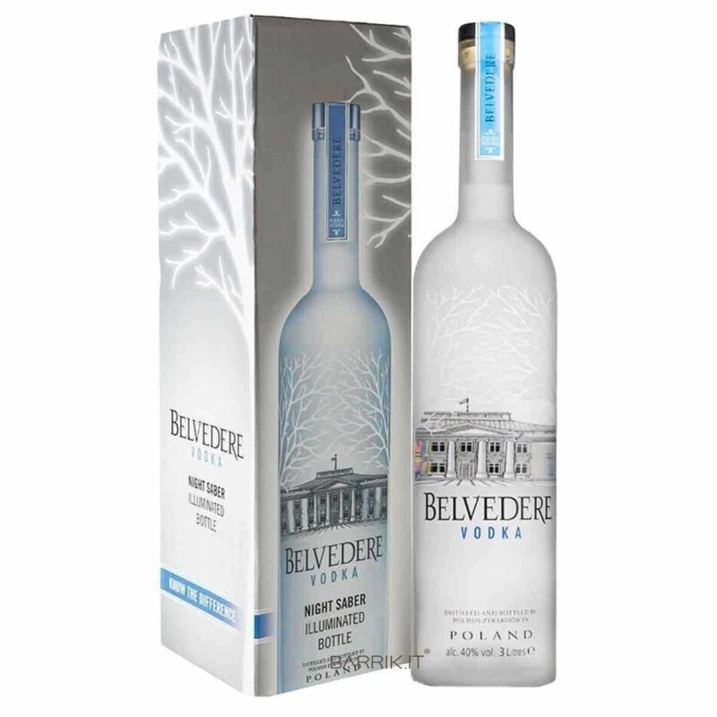 Vodka Belvedere Jeroboam Illuminator 3 LT – Barrik – Wine Shop | Antica ...